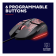 Trust GXT 113 Felox 6400 DPI Wired Optical Gaming Mouse - Black