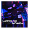 Crucial T500 1TB M.2 PCIe 4.0 Micron 3D TLC NAND Solid state drive - NVMe - Black