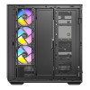 Antec C7 ARGB Tempered Glass Mid Tower Gaming PC Case - Black