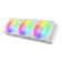 GAMDIAS AURA GL360 V2 White 360mm RGB All-in-One Liquid Cooler