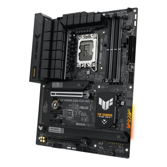 Internal side of ASUS TUF GAMING B760-PLUS Motherboard - made for high performance in gaming