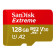 SanDisk Extreme 128GB UHS-I Class10 microSDXC Memory Card - Red