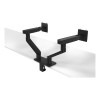 New Open Box - Dell Monitor Adjustable Dual Arm Mount Stand for 2 LCD displays 19"-34" Max Load 10 KG - Black