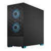 Fractal Design Pop Air RGB Cyan Core ATX Mid Tower Tempered Glass PC Case