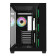 CiT Vision ARGB Tempered Glass Mid Tower ATX Gaming PC Case - Black