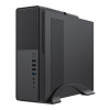 CiT S014C Slim Mini-Tower Micro-ATX Desktop PC Case with 300W Power Supply - Black