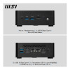 MSI Cubi NUC 13MQG Intel Core i5-1345U vPRO 8GB RAM 512GB SSD Windows 11 Pro SFF Desktop PC