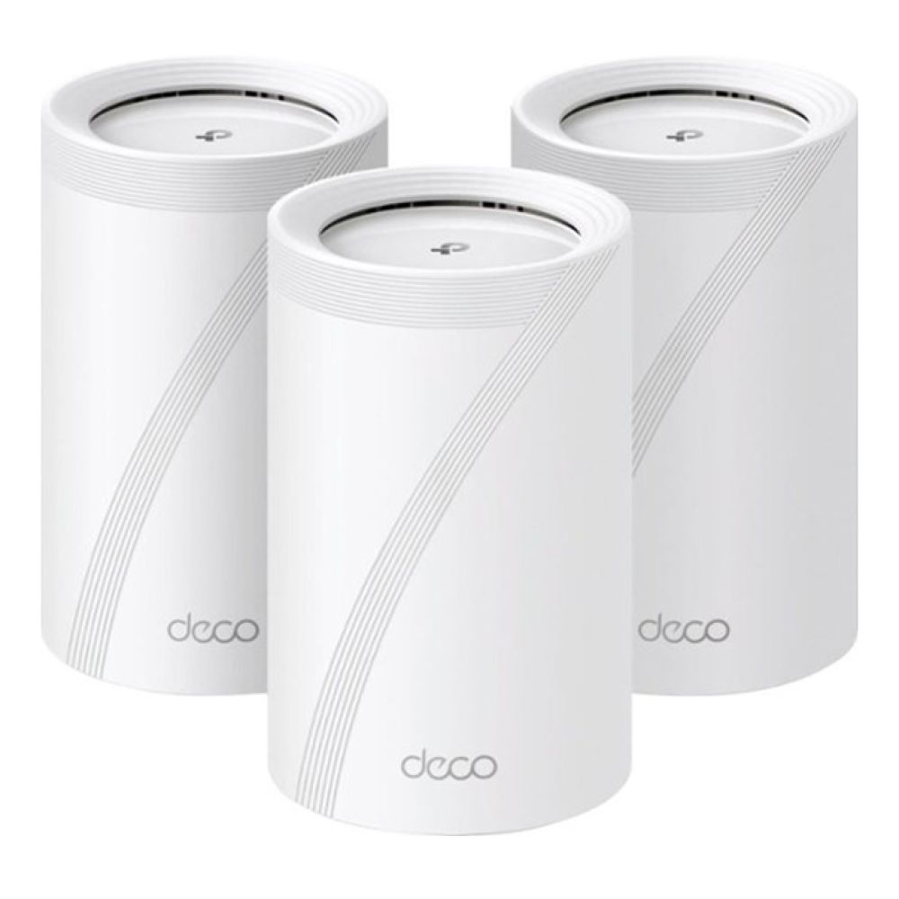 TP-LINK Whole Home BE9300 tri-band Wi-Fi 7 mesh system for seamless connectivity
