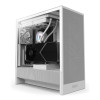 NZXT H5 Flow Mid Tower Gaming PC Case - White