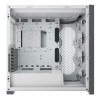 Corsair iCUE 5000X RGB Mid Tower Tempered Glass ATX Gaming PC Case - White