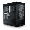 HYTE Y40 Mid Tower Panoramic Tempered Glass Gaming Case - Black
