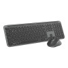 Logitech MK950 Signature Wireless + Bluetooth Keyboard & Mouse Combo - Graphite