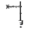 Neomounts FPMA-D550BLACK 10-32" Full Motion Desk Mount Clamp & Grommet Single Monitor Arm - Black
