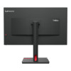 Side view of Lenovo ThinkVision T32h-30 highlighting ergonomic height adjustability

