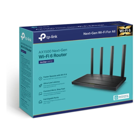 TP-LINK Archer AX12 Wi-Fi 6 router with advanced dual-band performance
