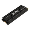 Kingston FURY Renegade 1TB M.2 3D TLC Solid state drive - NVMe With Heatsink - Black
