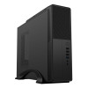 CiT S014C Slim Mini-Tower Micro-ATX Desktop PC Case with 300W Power Supply - Black