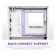 NZXT H3 Flow Tempered Glass Micro-ATX Gaming PC Case White