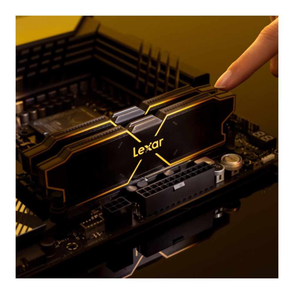Lexar THOR DDR5 32GB メモリ Lexar Thor Zシリーズ RGB DDR5 RAM 32GB