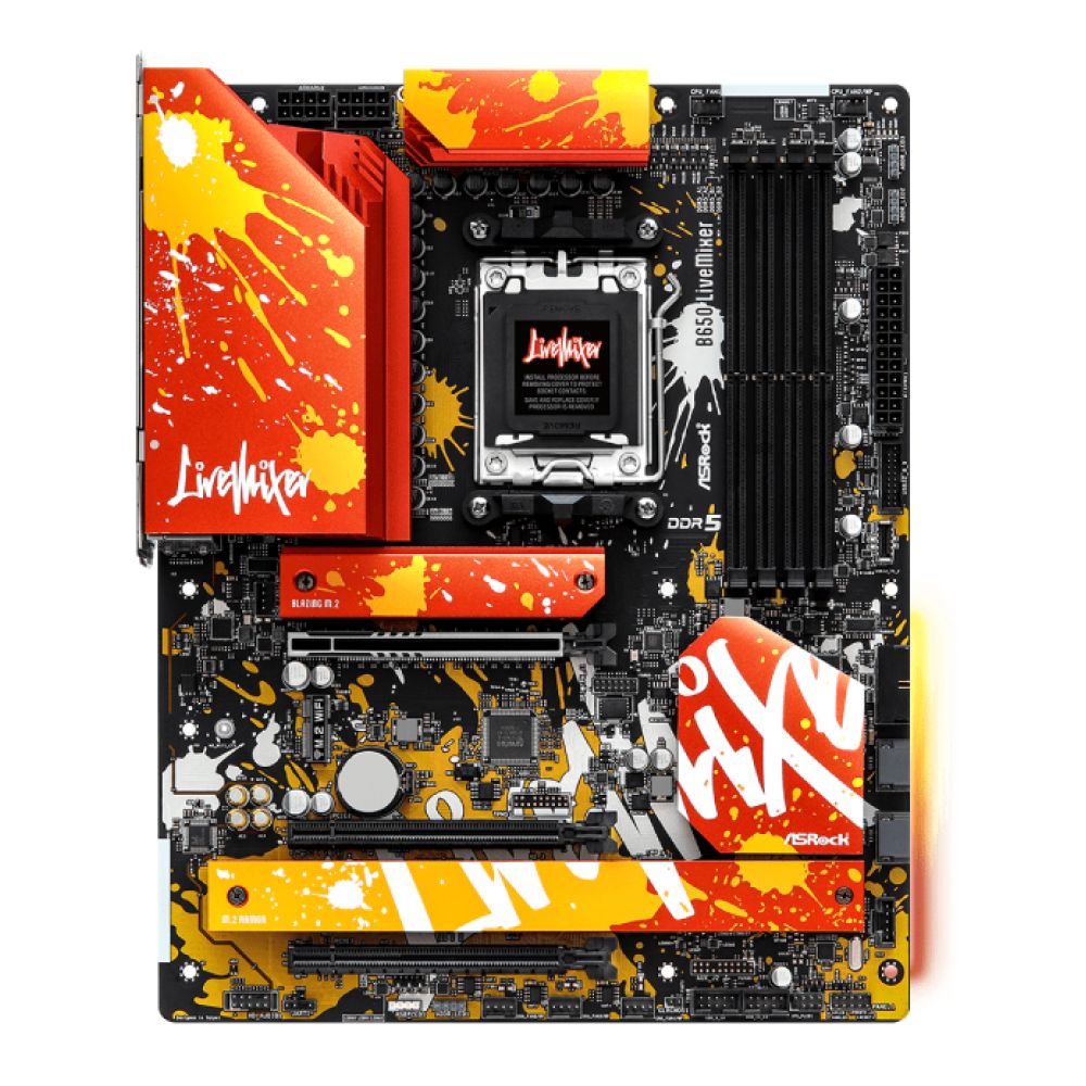 ASRock AMD B650 LIVEMIXER AM5 DDR5 ATX Motherboard