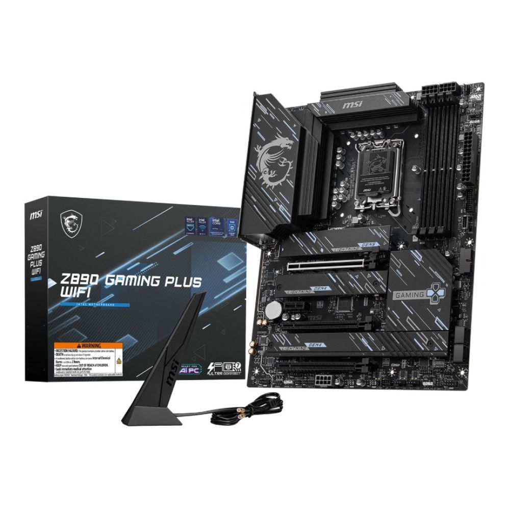 PCパーツセット　CPU DDR5 32GB SSD 1TB電源750W MSI Z890 GAMING PLUS WIFI Intel DDR5 PCIe 5 ATX Motherboard